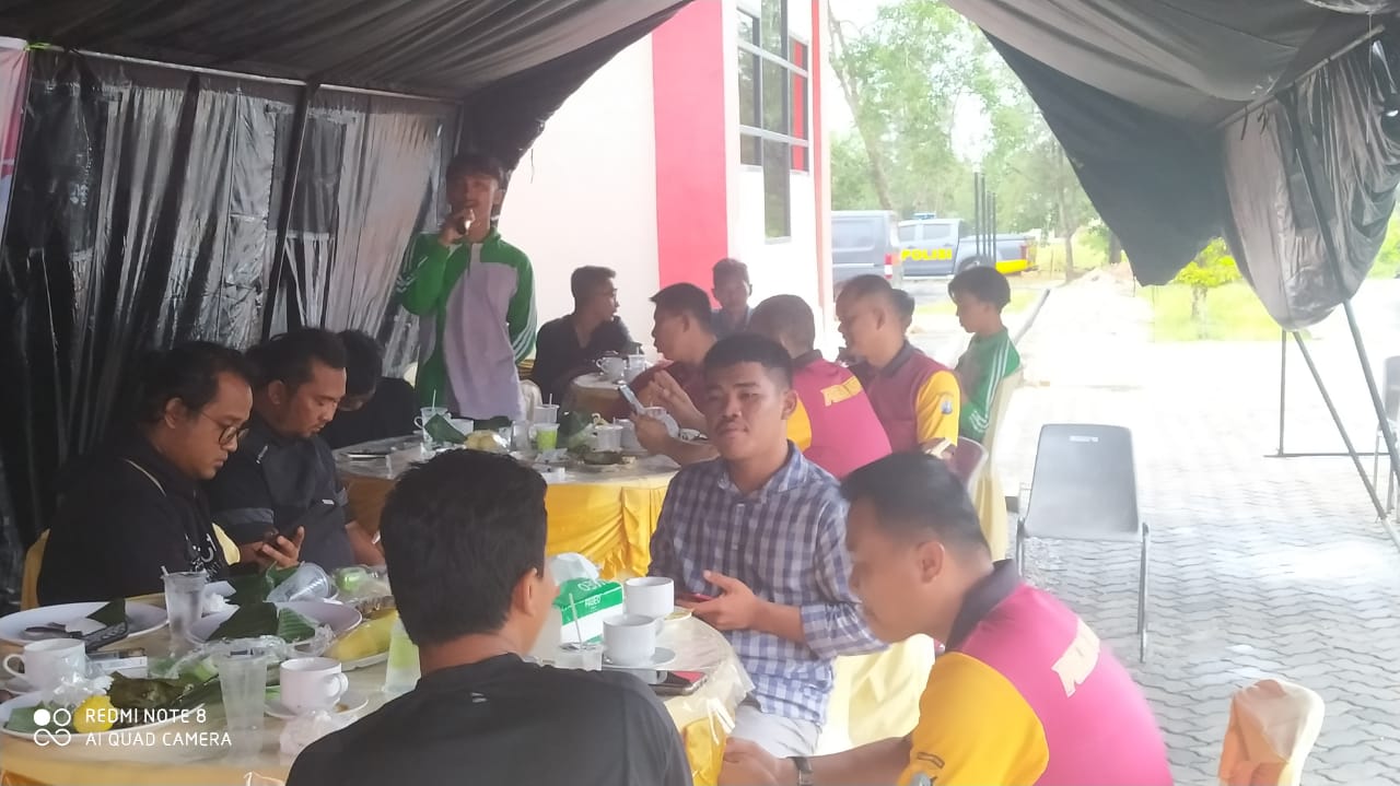 Acara Cofee Morning yang digelar Polres Lingga dengan Sejumlah Awak Media di Kabupaten Lingga/ f. Abu Bakar