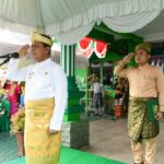 Gubernur Kepulauan Riau H. Ansar Saat Bertindak Sebagai Inspektur Upacara Peringatan Hari Amal Bhakti, f : Kominfo Kepri.